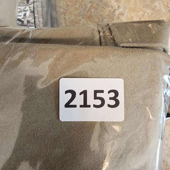 Levis Loose Straight Cargo Pants Mens 35x30 Khaki Workwear Distressed Bootcut - Picture 13 of 13